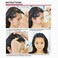 Double Layer Twist Plait Black Headband Hair Tools, Double Bangs Hairstyle Hairpin, Multi-Layer Hollow Woven Headband, Headband with Alligator Clip (Brown)