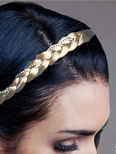 REVLON Synthetic Hair Braid Band and Tie Braid band (Dark Blonde)