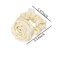 Guqqeuc Satin Rose Hair Scrunchie with Flower Hair Bow for Women Girls Silk Scrunchy Hair Elastics for Long Thick Hair