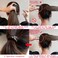 8 PCS Hair Ties Wig Braided Hair Elastic Rope Ponytail Holders Invisible Wig Hair Band Simulation Hair Headband for Women Girls Teens Hair Accessories