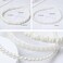 6PK Pearl Headbands for Women Slim and Wide Pearl Hair Band Cute Pearl Headband Set for Girls Beige Solid Wide Headbands Pearl Hair Accessories