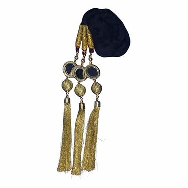 Mirror Paranda Parandi Hair Accessories for Women &ndash; Choti Braid Tassels   Perfect for Festivals &amp; Traditional Celebrations