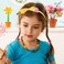 Back to School Headband Yellow Pencil Headband Polka Dot Pattern Design Non Slip Headband Bow School Hair Band Hair Accessories for Girls Back To School Outfits 1PCS