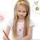 Back to School Headband Yellow Pencil Headband Polka Dot Pattern Design Non Slip Headband Bow School Hair Band Hair Accessories for Girls Back To School Outfits 1PCS
