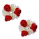 Traditional Indian Hair accessories White with Artificial Flower Jewelry Handmade For Women Party Wear bridal mehndi Hair Bun (1 pc)