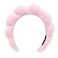 Spa Sponge Headband for Washing Face, Skincare Headbands for Makeup Removal, Shower, Hair Accessories, Terry Cloth Headbands for Women(Pink)