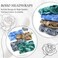 FULZTEY Boho Headbands for Women Fashion Wide Head Bands Floral Print Hairband Elastic Workout Yoga Sweatband Knot Cloth Turban Large African Bandana Headwraps Cute Hair Accessories Gift 4Pcs