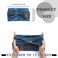 FULZTEY Boho Headbands for Women Fashion Floral Print Hairbands Knotted Wide Head Band Large African Headwraps Elastic Non Slip Yoga Workout Bandana Cotton Thick Turban Hair Accessories 3Pcs