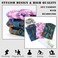 FULZTEY Boho Headbands for Women Fashion Floral Print Hairbands Knotted Wide Head Band Large African Headwraps Elastic Non Slip Yoga Workout Bandana Cotton Thick Turban Hair Accessories 3Pcs