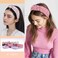 LOVNFC Womens Headbands, 6Pcs Knotted Head Bands No Slip Fashion for Girls Wide Top Knot Turban Colorful Jeweled Embellished