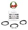 Bracelet Hair Ties With Black Elastic, Looks Cute On Your Wrist And Great In Your Hair from Maya J (Silver, Metal accents) HT33W