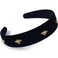 Velvet Wide Headband for Women Girls Black Hairbands Bee Thin Hair Band Adult Cute Hair Headbands Non Slip Soft Headbands Makeup Washing Face Fashion Hair Accessories Christmas Gifts