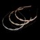 Rhinestone Headband Flower Design Crystal Wedding Bridal Bridesmaids Hairband Headpieces Simple Design Daily hair accessories (Gold)