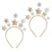 Glitter Star Headband Christmas Star Headpiece Funny Hairband Party Headwear Holiday Festival Birthday Hair Accessories