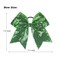 Nishine 4 PACK 8&quot; Girls Large Sequin Cheer Bows Teens Elastic Ponytail Holder Hair Bows Women Hair Band (Sapphire Pack)