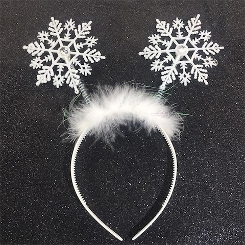 Snowflake Boppers Adult White Snowflake Boppers Adult White