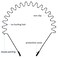 WILLBOND 6 Pcs Metal Headbands Spring Wavy Unisex Hairband Hair Hoop Black Nonslip Men Women Elastic Non Slip Sports and Yoga