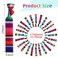 24 Pcs Fiesta Hair Ribbons and Headbands - No Crease Elastic Hair Ties for Women's Ponytails, Girls' Cinco De Mayo Hair Accessories