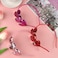 Pack of 3 Valentine's Day Heart Headband Sequin Love Hair Band Hoops,Glitter Heart Hair Accessoires for Girls Women Valentine's Day Wedding Birthday Christmas Party Costumes (Red Pink and Rose Red)