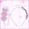 Pack of 3 Valentine's Day Heart Headband Sequin Love Hair Band Hoops,Glitter Heart Hair Accessoires for Girls Women Valentine's Day Wedding Birthday Christmas Party Costumes (Red Pink and Rose Red)