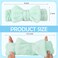 Yinder 40 Pack Bow Spa Headband Coral Fleece Makeup Headband Soft Face Wash Headband Cosmetic Skin Care Headbands Facial Head Wraps Cute Bow Head Bands for Women Girls Shower Supplies (Pure Style)