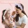 Janmini 36 Pcs Face Wash Spa Headband Set Women Winter Gift Facial Makeup and 12 Pcs Flannel Hairbands 24 Pcs Wristbands for Girls(Dot Stripe Leopard)