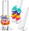Jetec Acrylic Scrunchie Holder Stand - 10 Inch Clear Display Organizer for Headbands, Hair Ties, Bracelets, and Bangles for Teen Girls Women