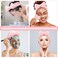 Riceshoot 36 Pcs Spa Headband Bulk Facial Makeup Bow Skincare Flannel Fleece Elastic Soft Face Wash Headband for Hair Wrap Yoga Sports Shower Women(Pink)
