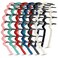 6 Pieces Zigzag Headbands for Women Shark Tooth Comb Hairbands Wrapped Cloth Hairbands Wave Shape Plastic Hair Band Hair Accessory(Adorable Pattern)