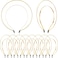 10 Pcs Photoshoot Hair Band Angel Bridal Metal Headband Double Wire Headband Halloween Costume Headpiece Wedding Goddess Crown DIY Hair Accessories for Women and Girls Halloween Parties (Gold)