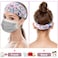 Hotop Non-Slip Elastic Women's Headbands with Buttons - Ear Protection for Nurses, Doctors, Sports - Hair Bands, Head Wraps with Gifts