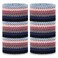 Braided Hair Accessories 48 Elastic Ponytail Holders, Soft Rubber Bands, and Hair Ties for Women and Girls Christmas Gift