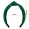 2Pcs Velvet Knotted Hairband for Women Christmas Headbands for Women Green Red Velvet Headbands for Women Girls Fashion Headbands for Christmas Valentine&rsquo;s Day