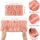 WILLBOND 6 Pieces Extra Wide Band 5 Inch Spa Facial Microfiber Headband Elastic Makeup Headbands Hair Accessories for Thick and Curly Hair, 6 Colors