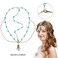 WILLBOND 8 Pieces Gold Head Chain Jewelry Halloween Boho Headband Coins Pearl Tassel Chain Hair Band Festival Prom Wedding Headpiece for Women(Elegant Style)