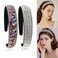2 Pieces Gorgeous Rhinestone Headbands Fashion Hair Accessories Glitter Sparkly Crystal Diamond Headbands for Girls Women(Silver, Rainbow)