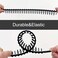 LAPOHI 10 PCS Non Slip Fashion Effortless Plastic Headbands with Teeth Comb Skinny Hair Bands for Women Men Teen Girls, Long Teeth Morandi