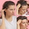 LAPOHI 10 PCS Non Slip Fashion Effortless Plastic Headbands with Teeth Comb Skinny Hair Bands for Women Men Teen Girls, Short Teeth Matte Black
