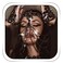 Vintage Flapper Head Chain Masquerade Mask Headpiece Wedding Bride Hair Jewelry Rhinestone Headbands Costume Headwear Women Hair Accessories (Unique-Black)
