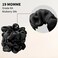 ZIMASILK 100% Mulberry Silk Hair Scrunchies, Best For Women And Girls&rsquo; Hair 19 Momme Elastic Hair Bands for Ponytail Holder Gentle And No hurt (3 Pack, Black)