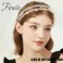 Gold Double Headbands Gray Pearls Hair Bands Bling Crystal Rhinestones Head Bands Bride Wedding Diamond Hair Hoop for Women