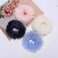 4 Pieces Fuzzy Scrunchies,Furry Fluffy Faux Fur Scrunchies,Pom Pom Hair Tie for Women Girls,Ponytail Holders Cute Elastic Pompom Hair Accessories Rabbit Furry Wristband Ropes Hair Band Set(4 Colors)