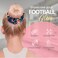 Football Hair Accessories, Premium Velvet Football Scrunchie, Football Gift for Women, Teens and Girls