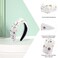 YARIEW Pearl Rhinestone Jeweled Knotted Headband Top Knot Hair Accessory for Women Sports Fans &amp; Mom Gifts (White)