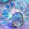 Light Up Headband LED Glow Hair Band Rave Party Headpiece Costume Crown Hair Accessories for Women