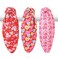 3Pcs Valentine's Day Headbands for Women, Heart Love Holiday Knotted Hair Hoops, Festive Gift Hair Accessory (Colorful Heart)