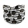 4Pcs Halloween Headbands for Women - Black White Pumpkin Bat Wide Holiday Hair Bands, Festive Gift Hair Accessories (Black)