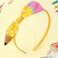 ZEYER Back to School Headbands Yellow Pencil Headbands Cute Hair Band School Hair Accessories for Girls Women Non Slip Headbands First Day of School Decor 1 PCS
