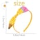ZEYER Back to School Headbands Yellow Pencil Headbands Cute Hair Band School Hair Accessories for Girls Women Non Slip Headbands First Day of School Decor 1 PCS