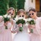 Satin Bridesmaid Scrunchies Bachelorette Hair Ties Set of 6 sunglasses Bridal Shower No Damage Hairties ideas Gift for Wedding Party Favors Bridesmaid Proposal Gifts (White&amp;Champagne)